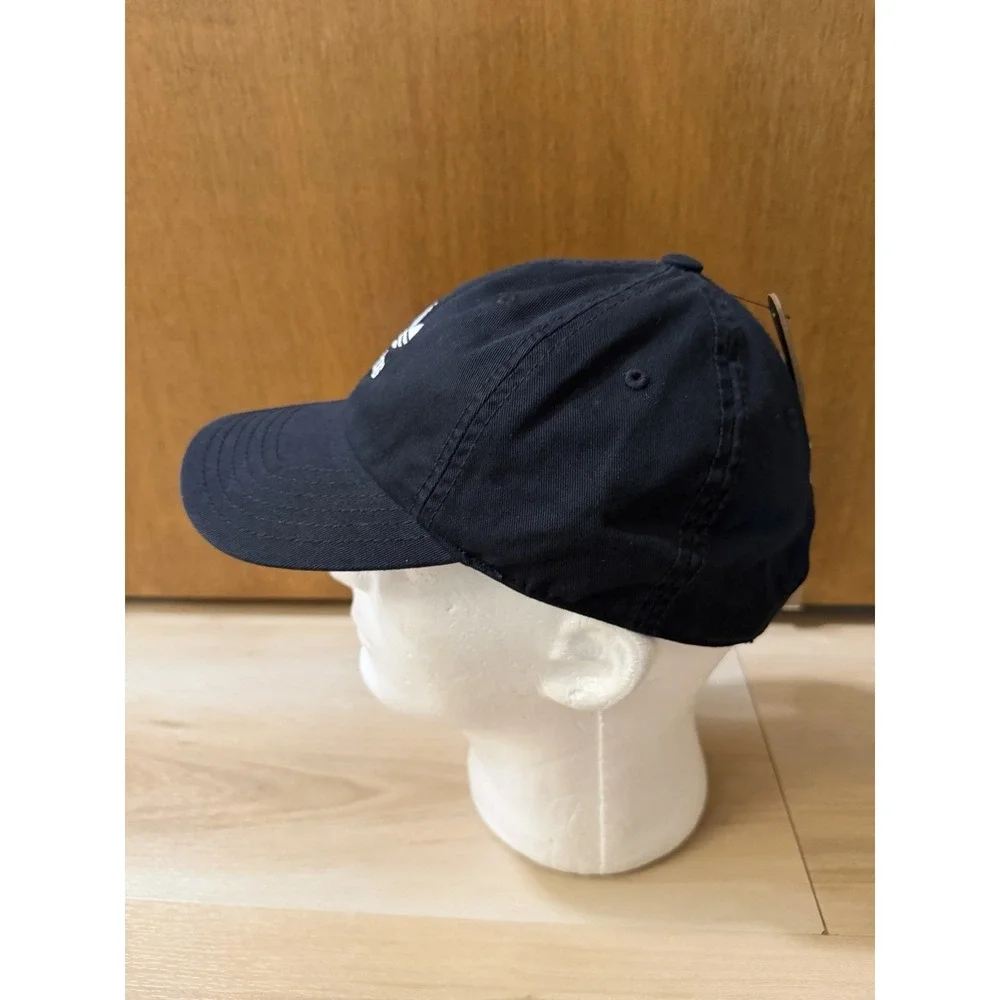 Adidas Originals Hat Cap Adjustable Snapback Black White Youth Fit OSFM NEW